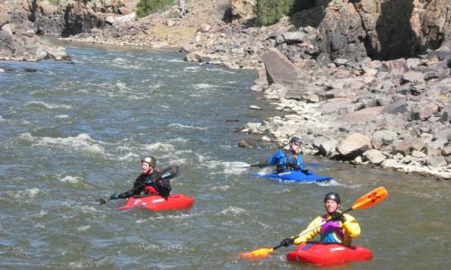 Kayaking the Colorado River near Vail