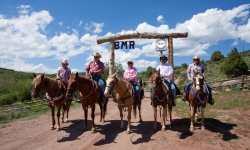 Horseback Riding at Black Mountain Ranch in Vail Colorado