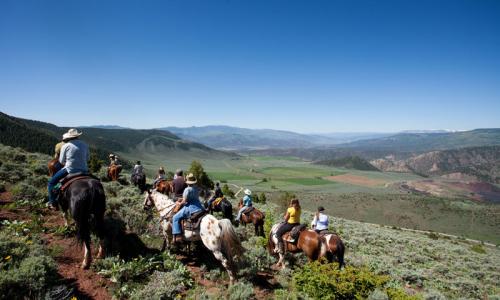 Horseback Riding at Black Mountain Ranch in Vail Colorado