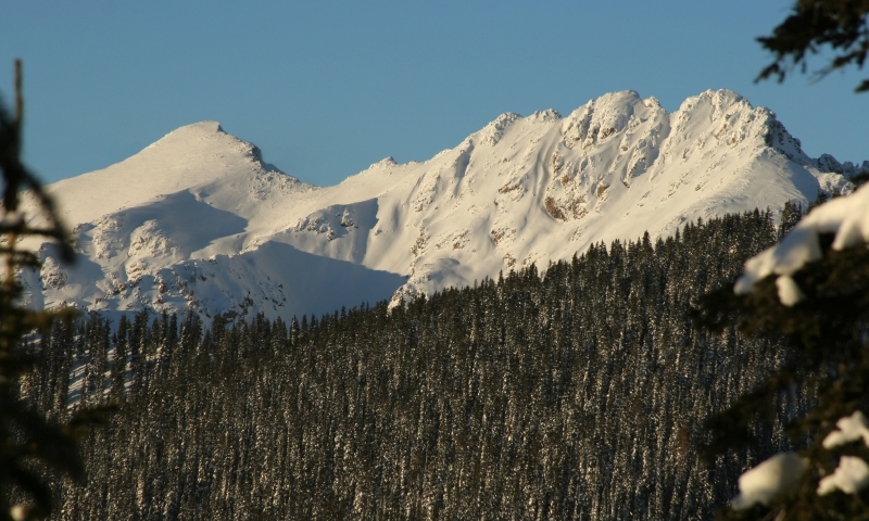 Snow Covered Gore Range