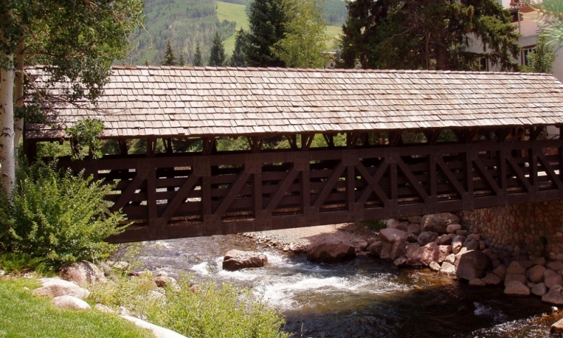 Gore Creek Bridge in Vail