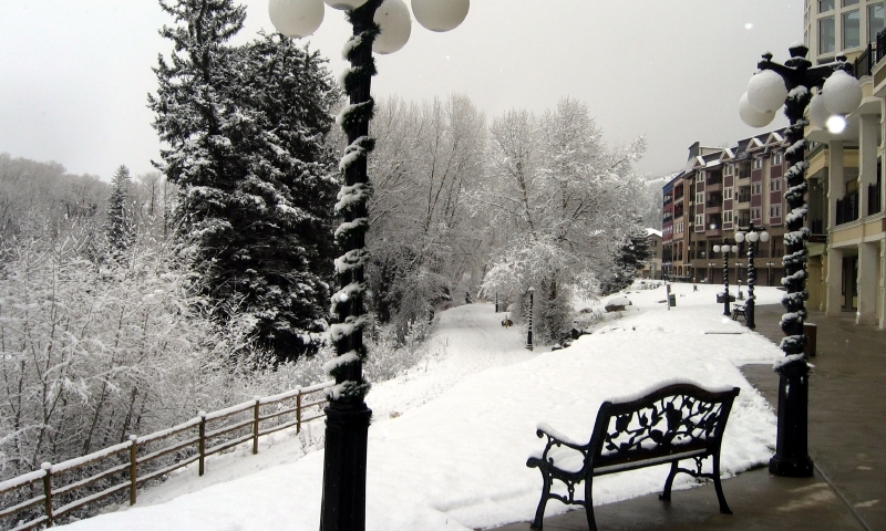 Winter in Edwards Colorado