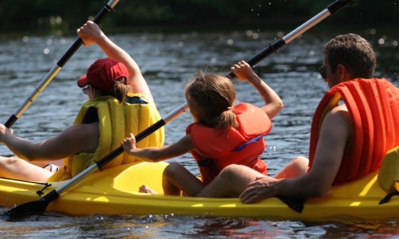 Canoeing Canoe Family Kids