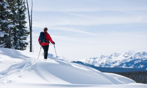 Snowshoeing